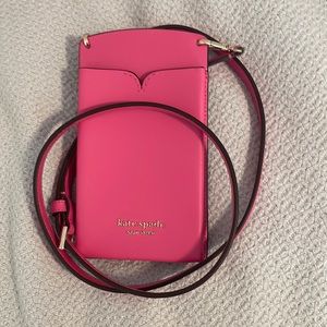 Kate spade crossbody phone holder with wallet built in brand new